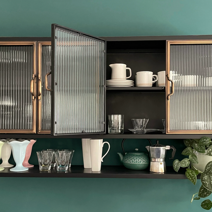 Glass Display Cabinets | Wall & Floor Storage - Elderflower Lane