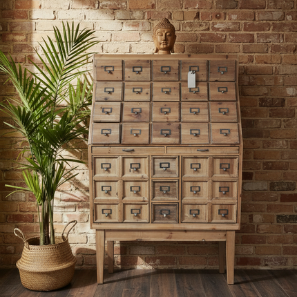 Chest of drawers range UK - Rustic Wood & Metal  - Elderflower Lane