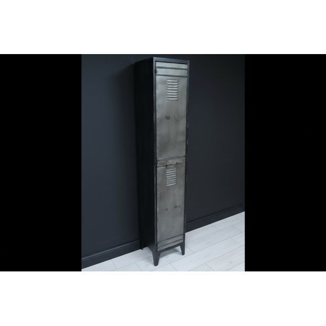 Tall metal storage locker - Elderflower Lane