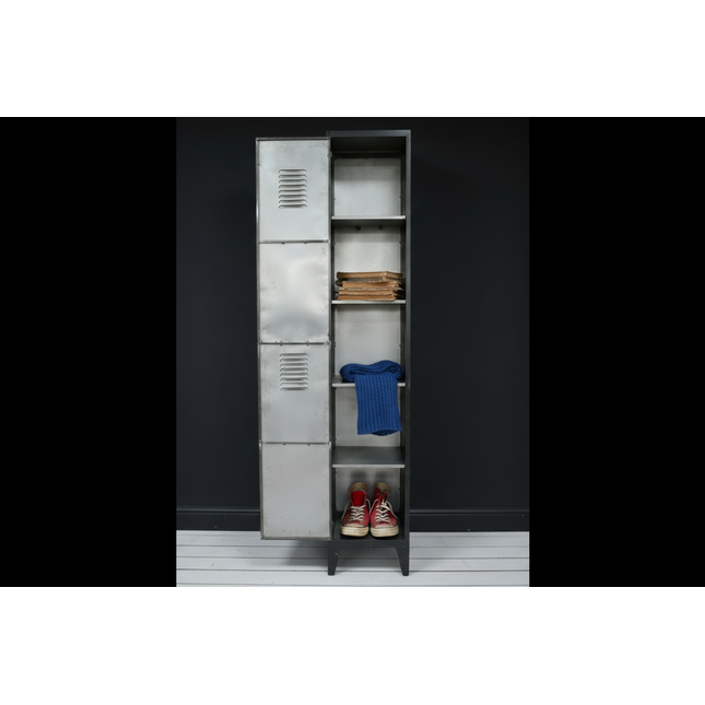 Tall metal storage locker - Elderflower Lane