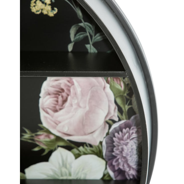 Metal black wall shelving cabinet uk