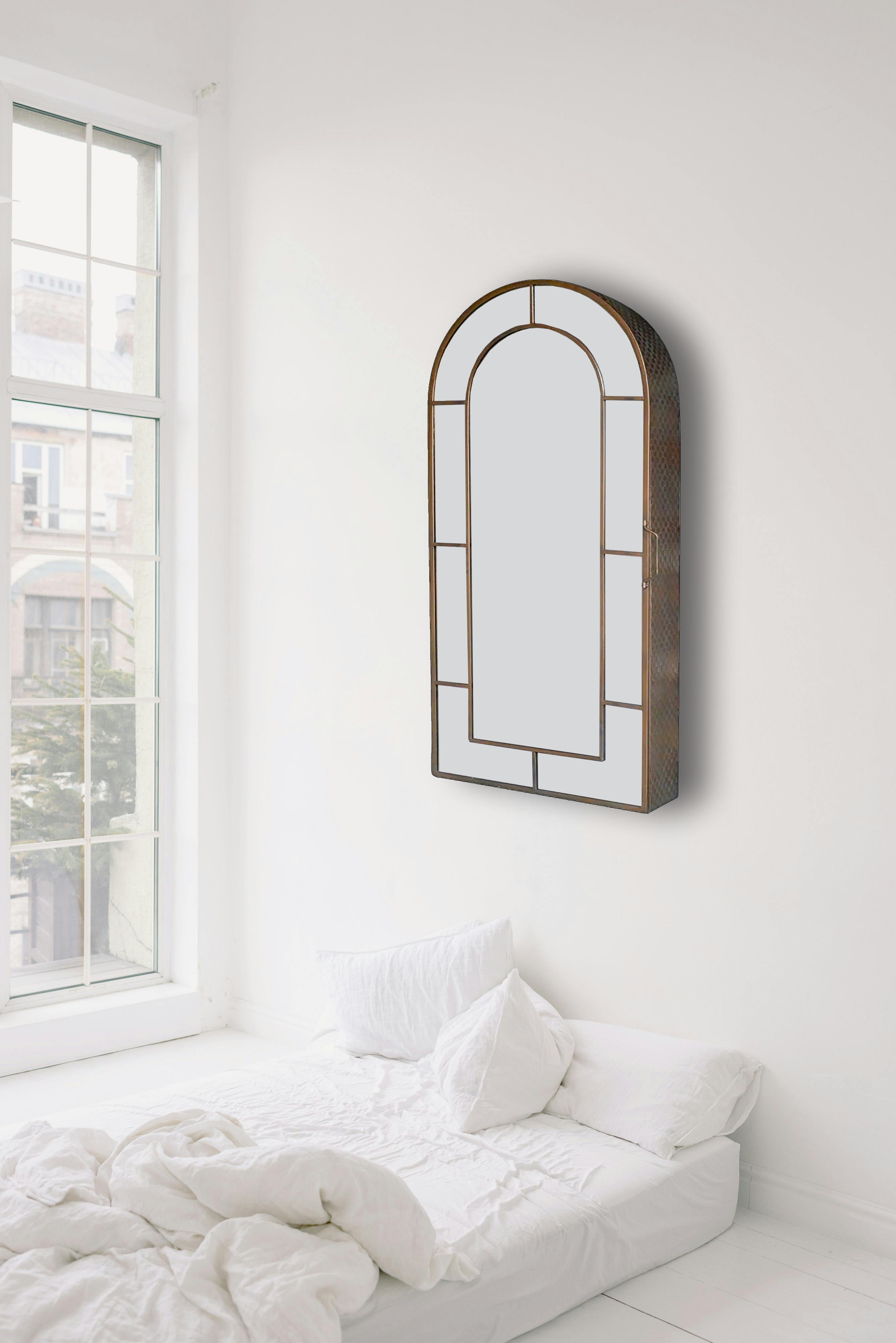 Tall arched cabinet discount