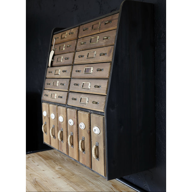 Apothecary 18 drawer storage cabinet - Elderflower Lane