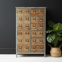 Rustic wood storage cabinet range  - Elderflower Lane
