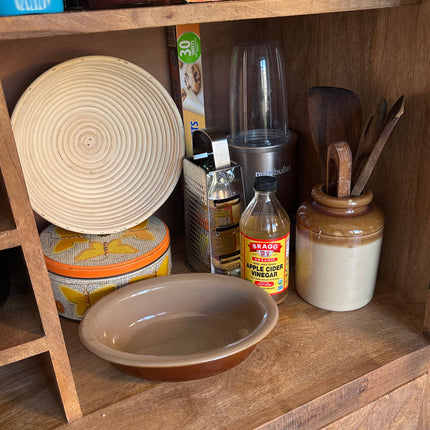 Rustic larder cabinet on wheels - Elderflower Lane