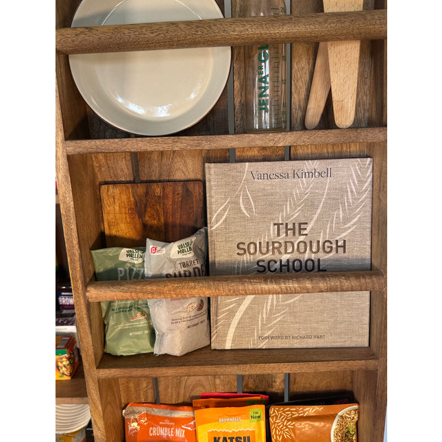 Rustic larder cabinet on wheels - Elderflower Lane