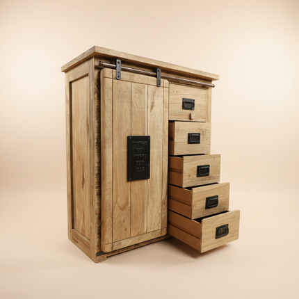 Rustic wood small sideboard - Elderflower Lane Uk