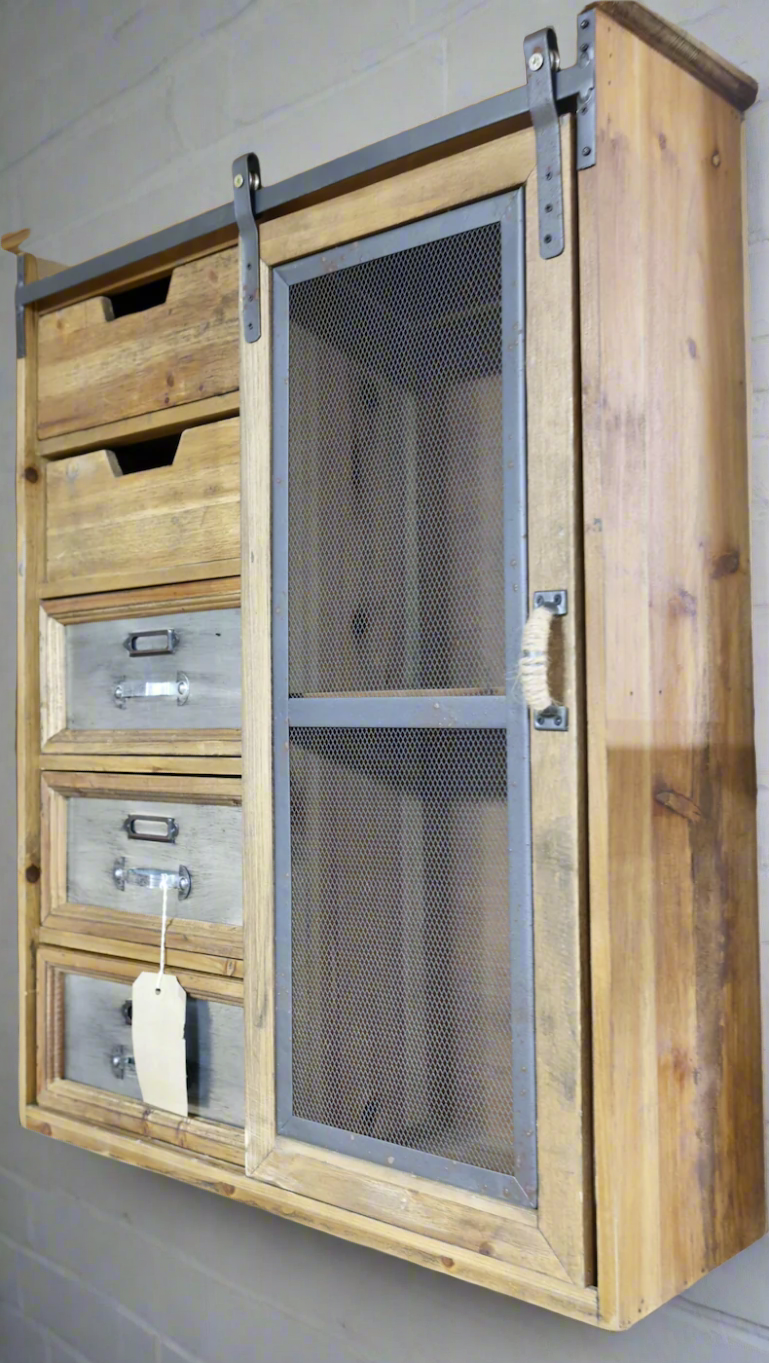 Rustic wall cupboard deals