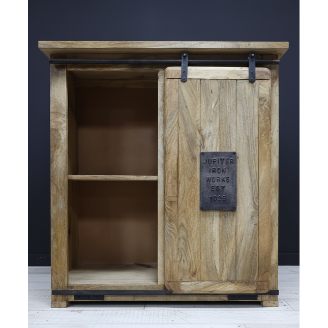 Wood & iron wine cabinet range uk - Elderflower Lane