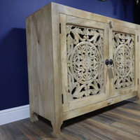 Ornate carved wood furniture range - Elderflower Lane