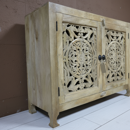 Ornate carved wood furniture range  UK - Elderflower Lane