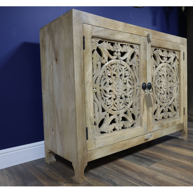 Ornate carved wood furniture range - Elderflower Lane