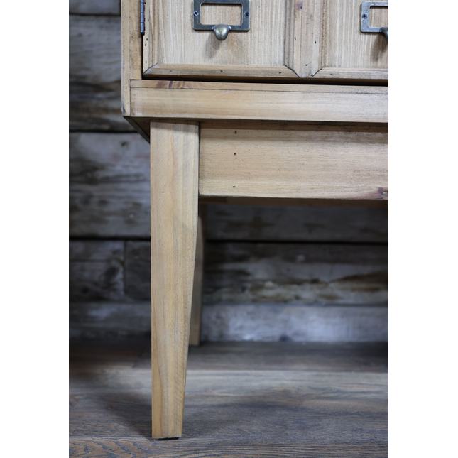 Large multi drawer apothecary storage cabinet