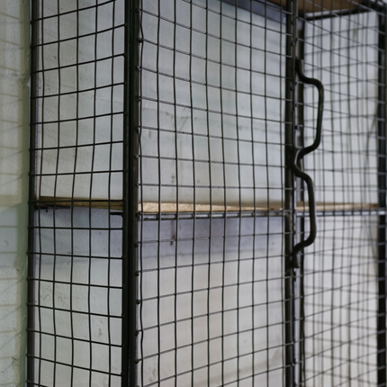 Metal wire wall cabinet - Elderflower Lane UK