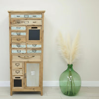 Tall wooden storage cabinet range - Elderflower lane