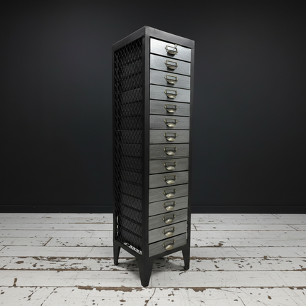 Metal filing storage cabinet 15 drawers - Elderflower Lane UK