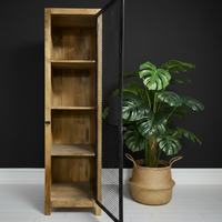  Tall slim rustic storage locker cabinet - Elderflower Lane