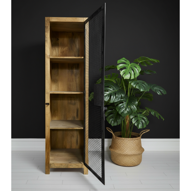  Tall slim rustic storage locker cabinet - Elderflower Lane