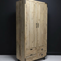 Wood larder pantry storage cabinet - Elderflower Lane