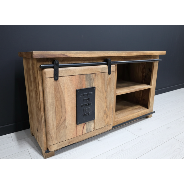 Rustic TV Cabinet  with storage - Elderflower Lane UK