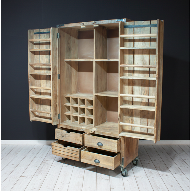 Freestanding kitchen larder cabinets UK - Elderflower Lane