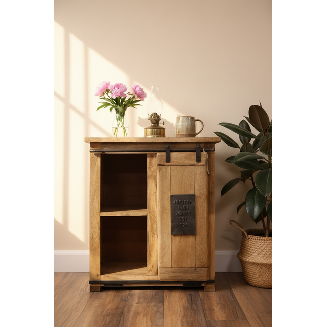 Rustic wood storage cabinet UK - Elderflower Lane