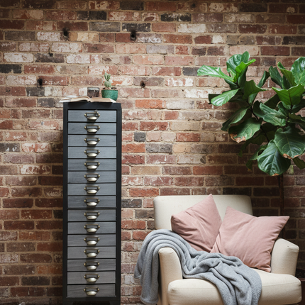 Metal filing 15 drawer cabinet Uk - Elderflower Lane