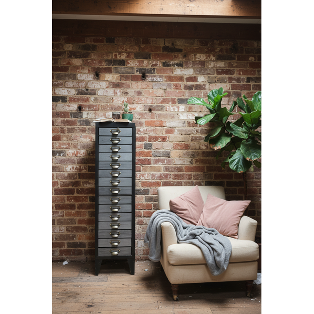 Metal filing 15 drawer cabinet Uk - Elderflower Lane
