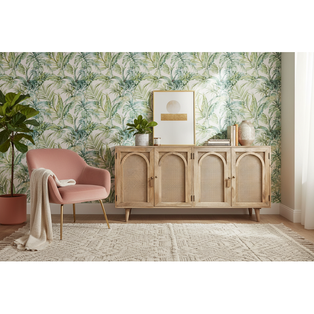 Rattan sideboard Uk - Elderflower Lane