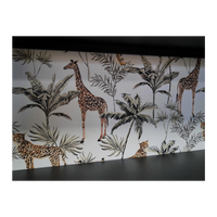 Black metal glazed industrial jungle display cabinet
