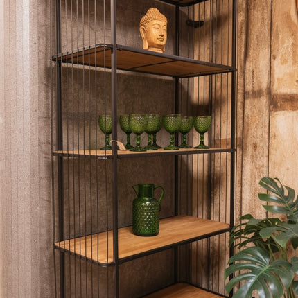 Industrial rustic shelving cabinet 
