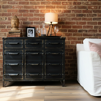 Black metal  sideboard Uk - Elderflower Lane