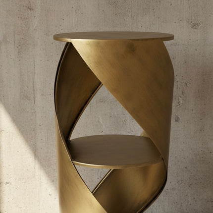 Tall display unit — a sculptural statement piece with 4 open shelves - Elderflower Lane UK