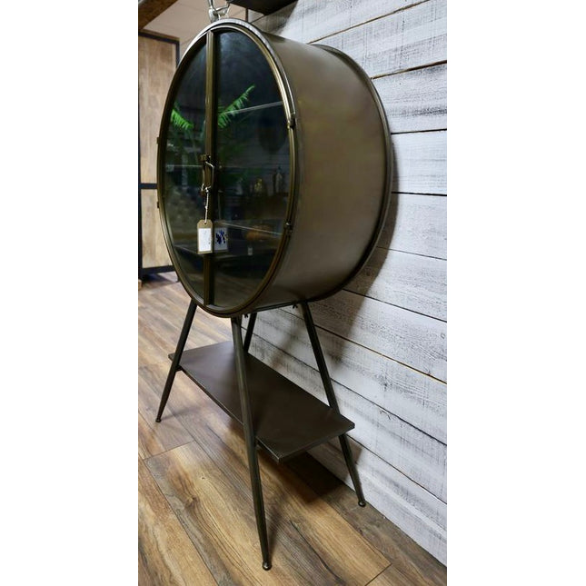 Metal & Glass home storage cabinet uk - Elderflower Lane
