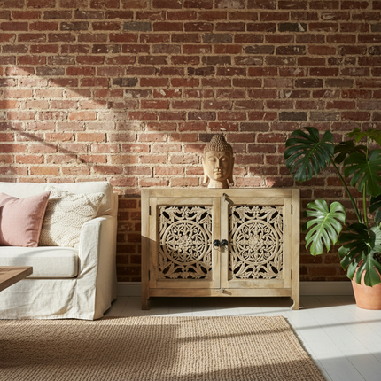 Mango Wood Storage Cabinet Range - Elderflower Lane UK
