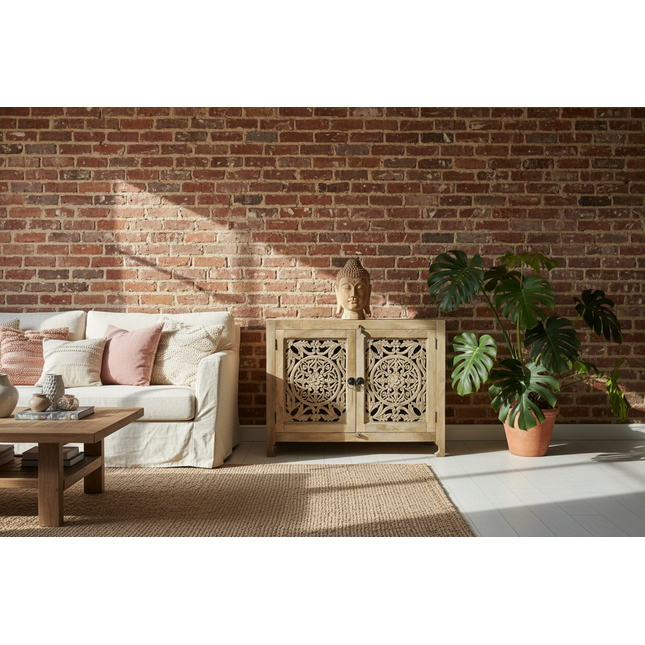 Mango Wood Storage Cabinet Range - Elderflower Lane UK