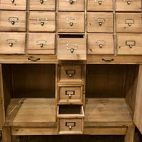 Apothecary multi drawer  wood storage cabinet