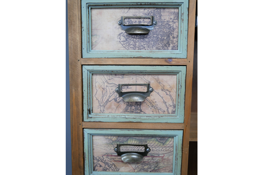 Tall Industrial vintage multi compartment storage cabinet - Back in stock end of October