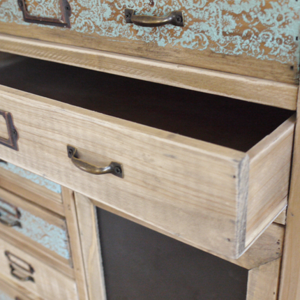 Tall slim wooden multi drawer storage cabinet - Back in stock May